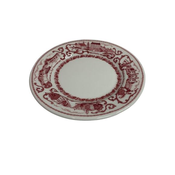 Scammell Lamberton Hartford Transferware Plate 6.5 Inch Vintage - Picture 2 of 8